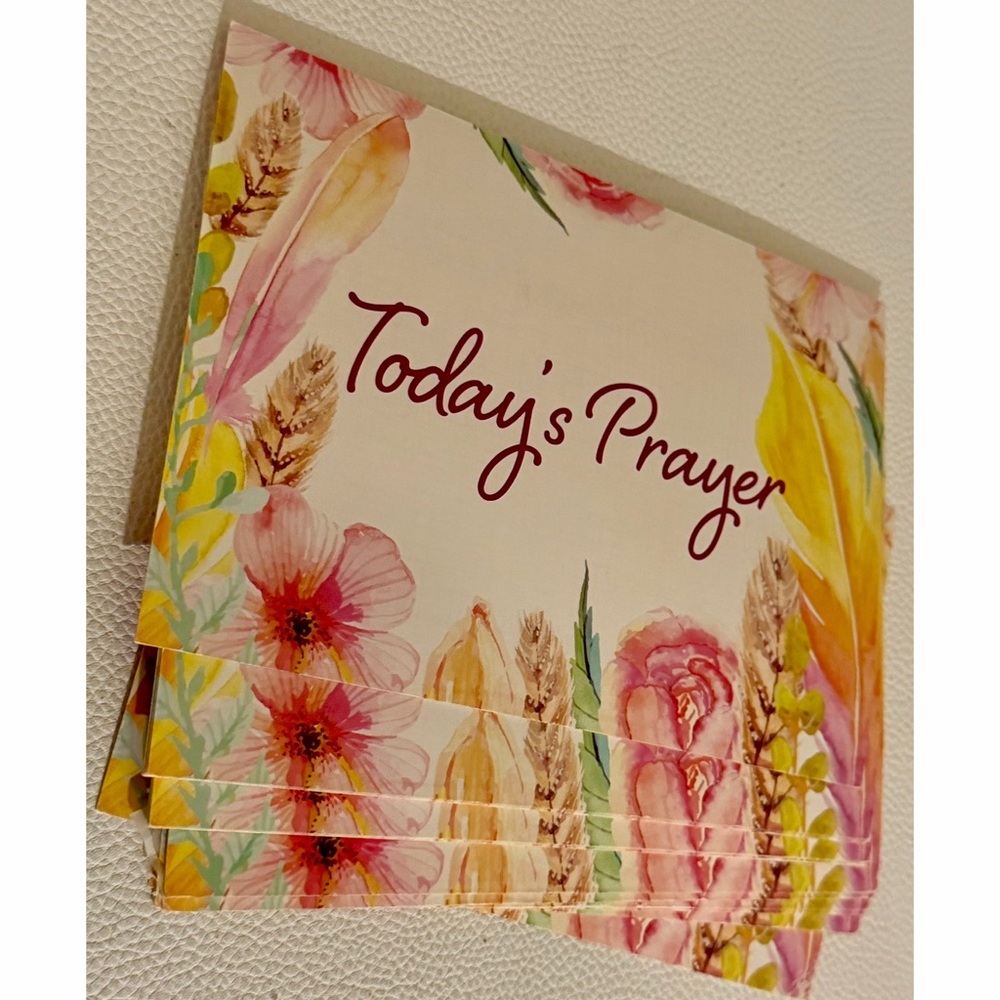 Set 13 Floral Christian Prayer Cards Scripture Bible Verse Encouragement Cards